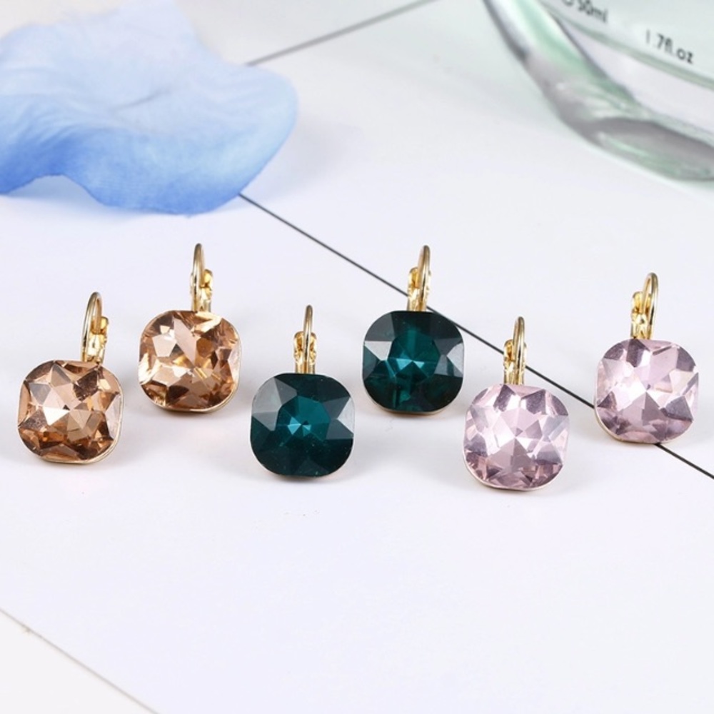 NEW!💙💎💗PALE PINK! RHINESTONES!💗💎💙GOLDEN DROP - Picture 6 of 8